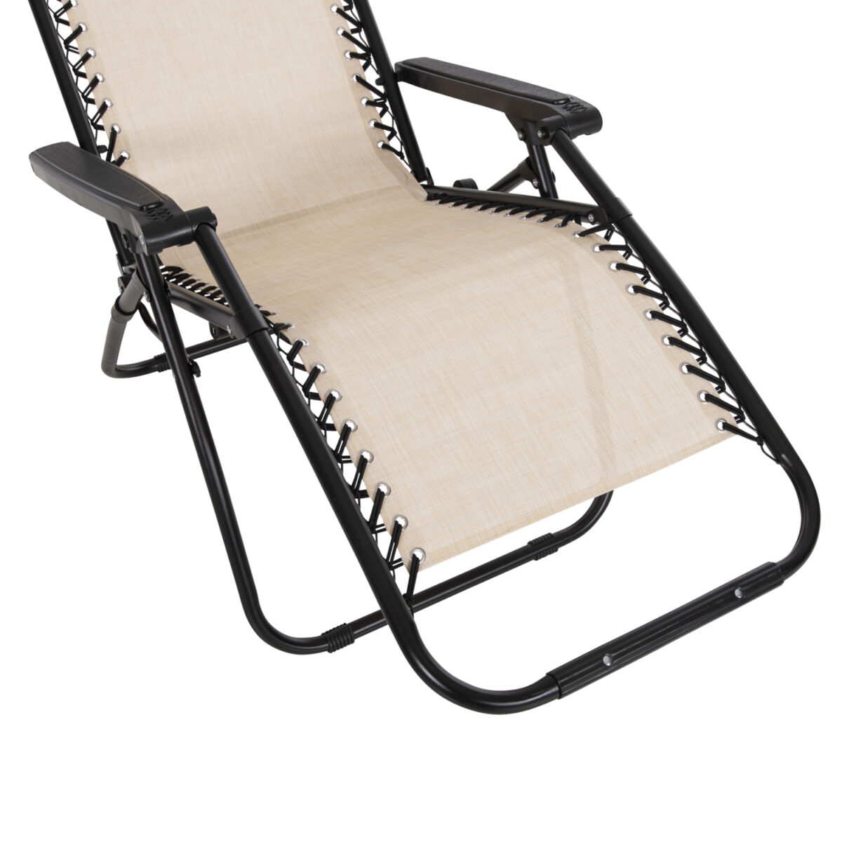 polythrona-relax-fb9509512-mpez-textilen-8 ΠΟΛΥΘΡΟΝΑ RELAX COMPANION HM5095.12 ΜΠΕΖ TEXTILENE-ΜΑΥΡΟ ΜΕΤΑΛΛΟ 67x145x110Υεκ. - Image 9