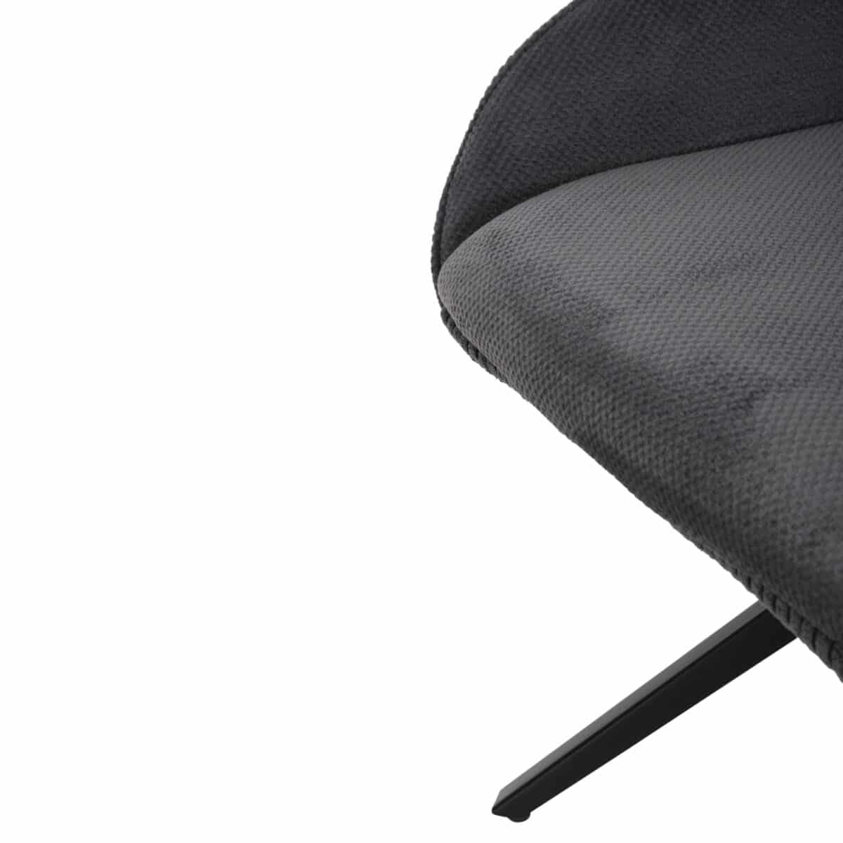 polythronaki-fb9984403-gkri-yfasma-mayri-8 ΠΟΛΥΘΡΟΝΑΚΙ SHAI HM9844.03 ΓΚΡΙ ΥΦΑΣΜΑ-ΜΑΥΡΗ ΜΕΤΑΛΛΙΚΗ ΒΑΣΗ 61x63x93Υεκ. - Image 9