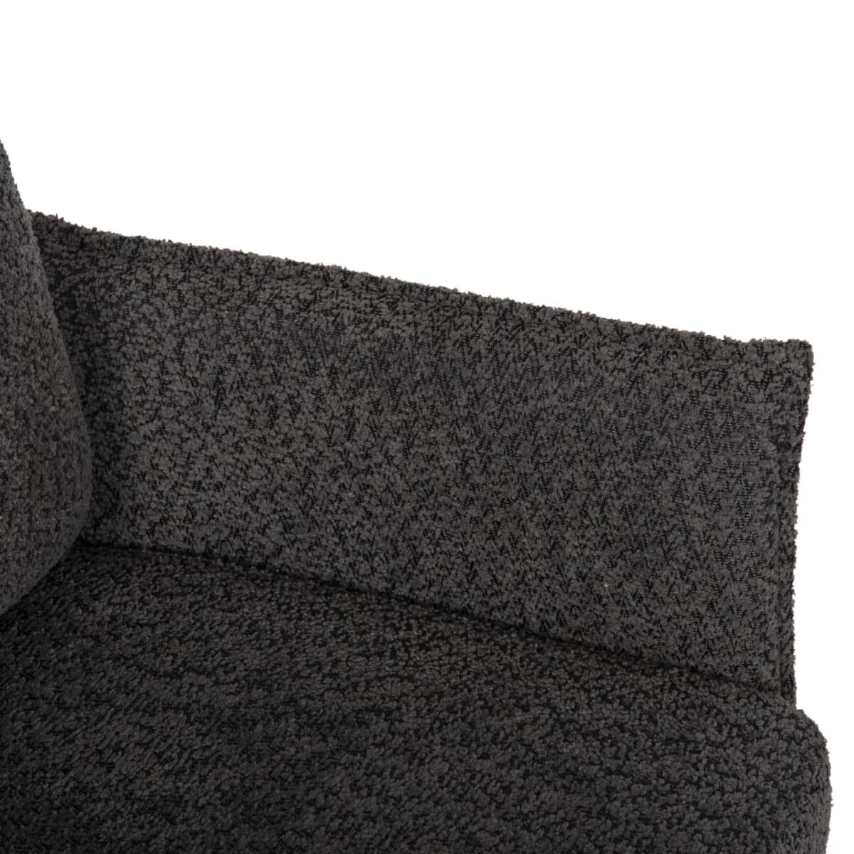 ΠΟΛΥΘΡΟΝΑ ΤΡΑΠΕΖΑΡΙΑΣ ZORIN HM9846.03 ΓΚΡΙ ΥΦΑΣΜΑ-ΜΑΥΡΑ ΜΕΤΑΛΛΙΚΑ ΠΟΔΙΑ 64x66x94,5Υεκ. - Image 8