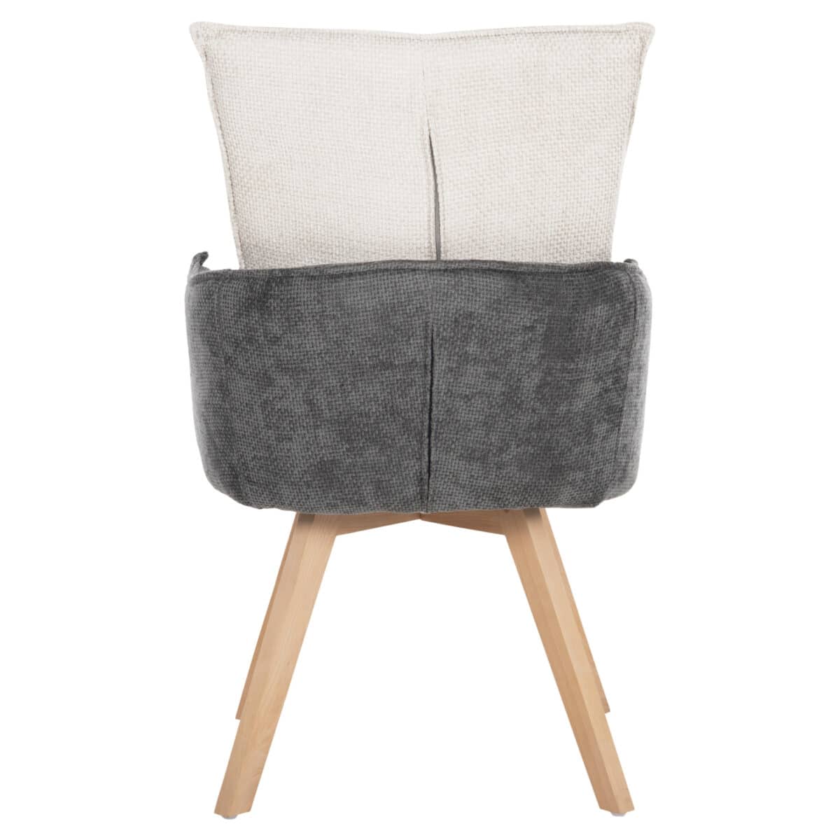 ΠΟΛΥΘΡΟΝΑΚΙ REX HM9847.04 ΜΠΕΖ-ΓΚΡΙ ΥΦΑΣΜΑ-ΞΥΛΟ ΟΞΙΑΣ ΠΟΔΙΑ 53x60x93Υεκ. - Image 6