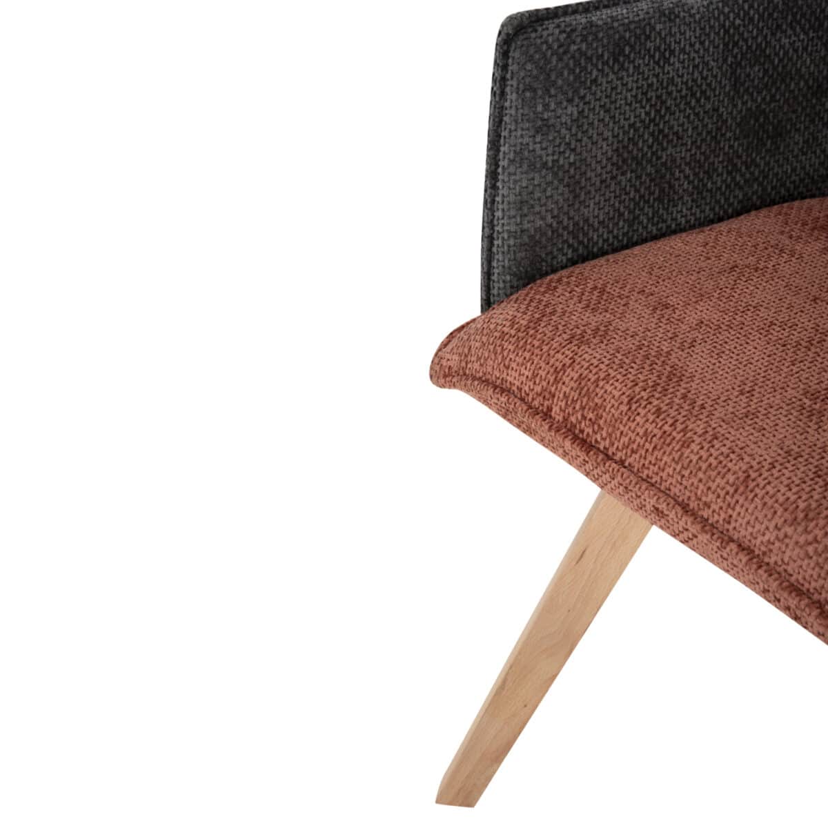 ΠΟΛΥΘΡΟΝΑΚΙ REX HM9847.06 ΚΕΡΑΜΙΔΙ-ΓΚΡΙ ΥΦΑΣΜΑ-ΞΥΛΟ ΟΞΙΑΣ ΠΟΔΙΑ 53x60x93Υεκ. - Image 9