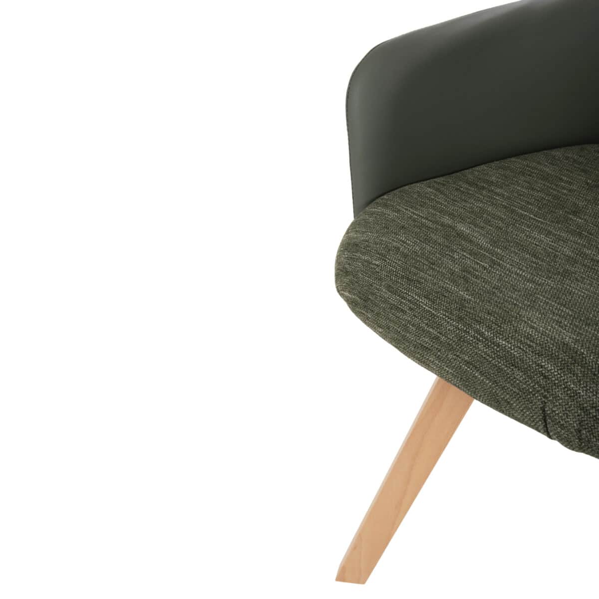 ΠΟΛΥΘΡΟΝΑ ΤΡΑΠΕΖΑΡΙΑΣ DEW HM9848.05 ΥΦΑΣΜΑ & PU ΣΕ ΠΡΑΣΙΝΟ-ΞΥΛΟ ΟΞΙΑΣ ΠΟΔΙΑ 56,5x62x81,5Υεκ. - Image 9