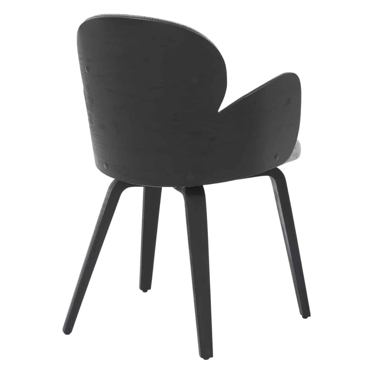 polythronaki-trapezarias-fb9997402-mayro-4 ΠΟΛΥΘΡΟΝΑΚΙ ΤΡΑΠΕΖΑΡΙΑΣ DARNELL HM9974.02 ΜΑΥΡΟ Κ.Π.-ΓΚΡΙ ΥΦΑΣΜΑ 56x56x83Υεκ. - Image 5