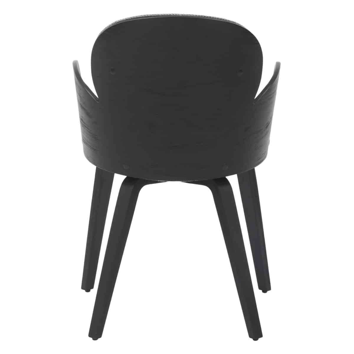 polythronaki-trapezarias-fb9997402-mayro-5 ΠΟΛΥΘΡΟΝΑΚΙ ΤΡΑΠΕΖΑΡΙΑΣ DARNELL HM9974.02 ΜΑΥΡΟ Κ.Π.-ΓΚΡΙ ΥΦΑΣΜΑ 56x56x83Υεκ. - Image 6
