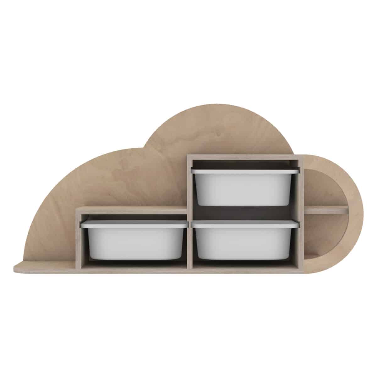 ΣΥΡΤΑΡΙΕΡΑ ΤΟΙΧΟΥ SANI HM18227.03 ΞΥΛΟ ΣΗΜΥΔΑΣ-ΛΕΥΚΑ P.E. ΣΥΡΤΑΡΙΑ 98x22,5x48,5Υεκ. - Image 4