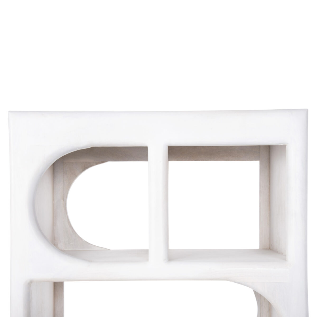 ΡΑΦΙΕΡΑ ΚΟΜΜΟ HANDYR HM9706 ΜΑΣΙΦ ΞΥΛΟ MANGO ΣΕ ΛΕΥΚΟ ΧΡΩΜΑ 60x35x120Υεκ. - Image 5