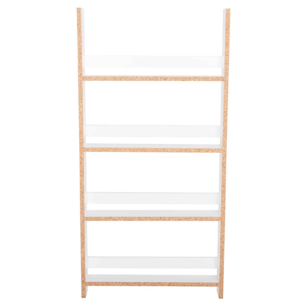 ΡΑΦΙΕΡΑ ΤΟΙΧΟΥ SANI HM18224.01 ΜΕΛΑΜΙΝΗ ΣΕ ΛΕΥΚΟ 60x10x120Υεκ. (4 ΡΑΦΙΑ) - Image 5