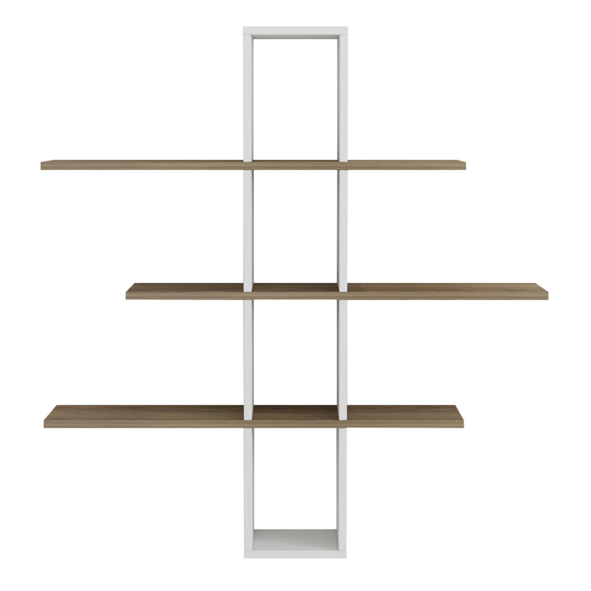 ΡΑΦΙΕΡΑ ΤΟΙΧΟΥ DOMINIC HM8976.11 ΜΕΛΑΜΙΝΗ ΣΕ ΦΥΣΙΚΟ-ΛΕΥΚΟ 96x19,5x101Υεκ. - Image 3