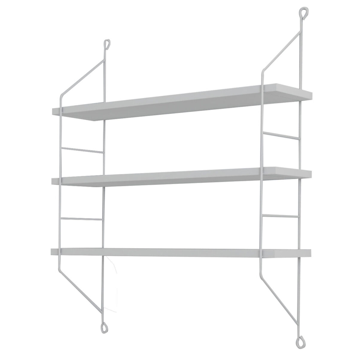 ΡΑΦΙΕΡΑ ΤΟΙΧΟΥ ACHALA ΜΕΛΑΜΙΝΗΣ HM9185.15 ΛΕΥΚΟ 60x15x68Y εκ. - Image 4