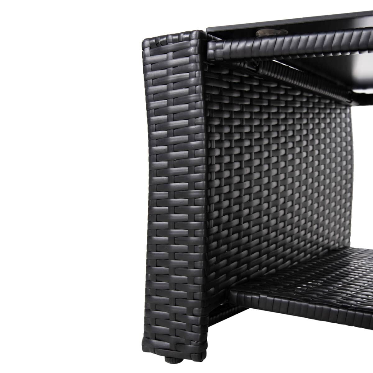 ΣΑΛΟΝΙ ΕΞ.ΧΩΡΟΥ 4ΤΜΧ THORE HM5978 ΣΥΝΘ. RATTAN ΜΑΥΡΟ-ΜΠΕΖ ΜΑΞΙΛΑΡΙΑ - Image 10