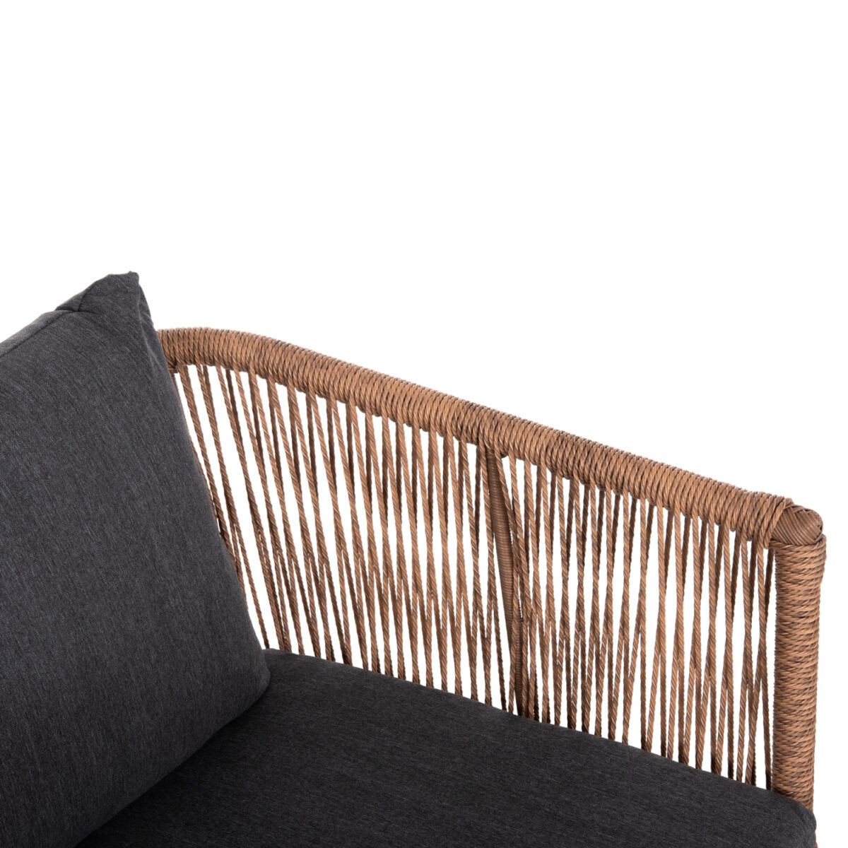 ΣΑΛΟΝΙ ΕΞ.ΧΩΡΟΥ 4ΤΜΧ FREJA HM6057.03 ΑΛΟΥΜ.ΑΝΘΡΑΚΙ-PE RATTAN ΜΠΕΖ-ΑΝΘΡΑΚΙ ΜΑΞΙΛΑΡΙΑ - Image 5