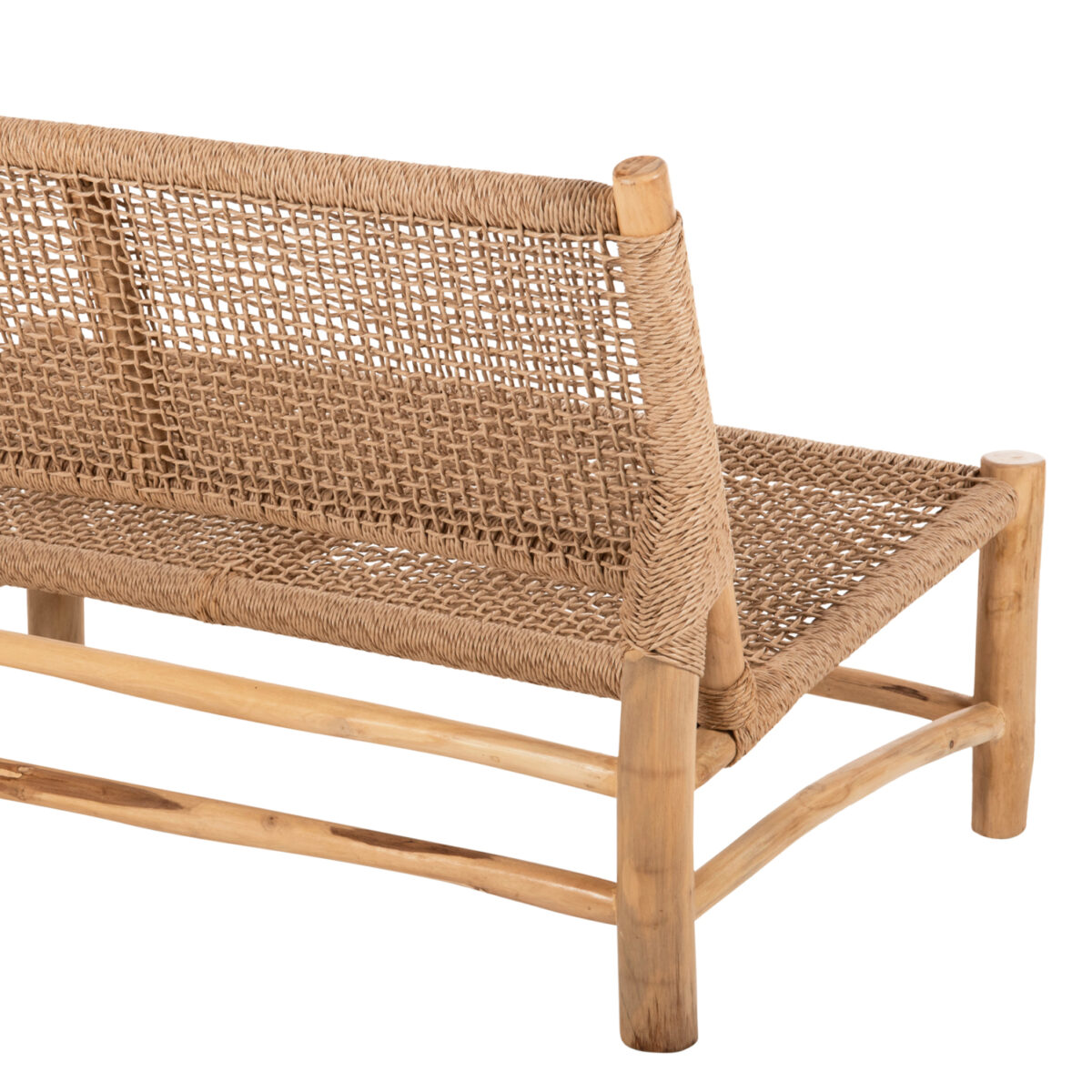 ΣΑΛΟΝΙ ΕΞΩΤ. ΧΩΡΟΥ 4ΤΜΧ LONDER HM11957 ΜΑΣΙΦ TEAK-ΣΥΝΘ.RATTAN-ΦΥΣΙΚΟ - Image 7