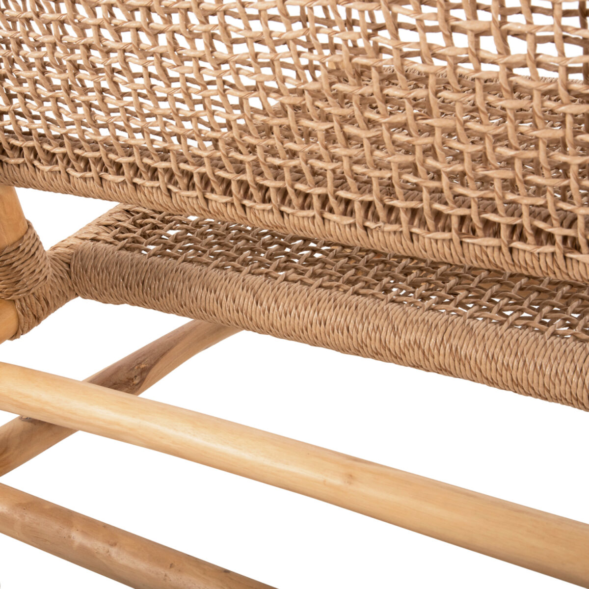 ΣΑΛΟΝΙ ΕΞΩΤ. ΧΩΡΟΥ 4ΤΜΧ LONDER HM11957 ΜΑΣΙΦ TEAK-ΣΥΝΘ.RATTAN-ΦΥΣΙΚΟ - Image 8