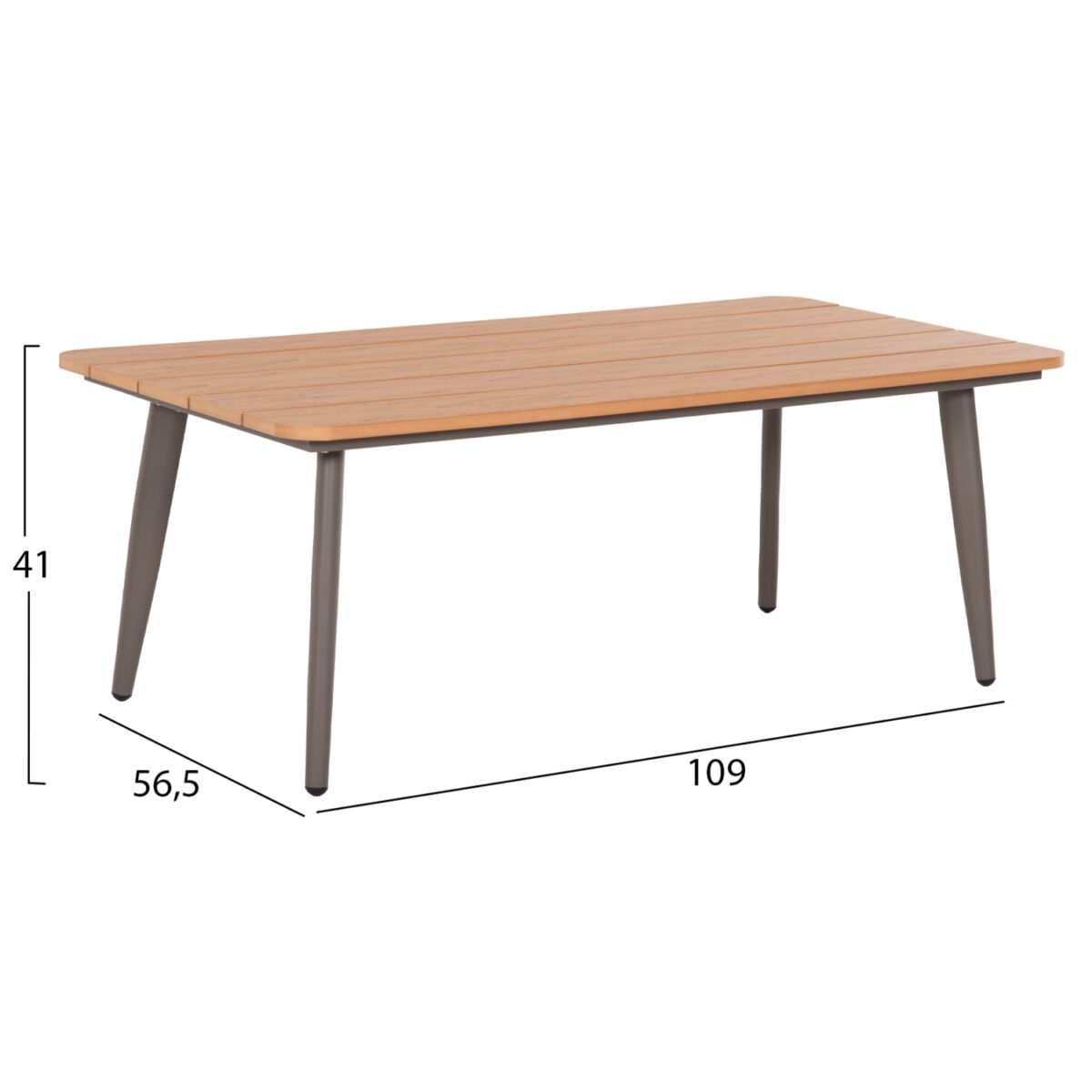 ΣΑΛΟΝΙ ΕΞΩΤ.ΧΩΡΟΥ 4ΤΜΧ MAERLY HM6056.04 ΑΛΟΥΜΙΝΙΟ ΣΑΜΠΑΝΙ-ΣΥΝΘ.ΣΧΟΙΝΙ-ΜΠΕΖ ΜΑΞΙΛΑΡΙΑ - Image 4