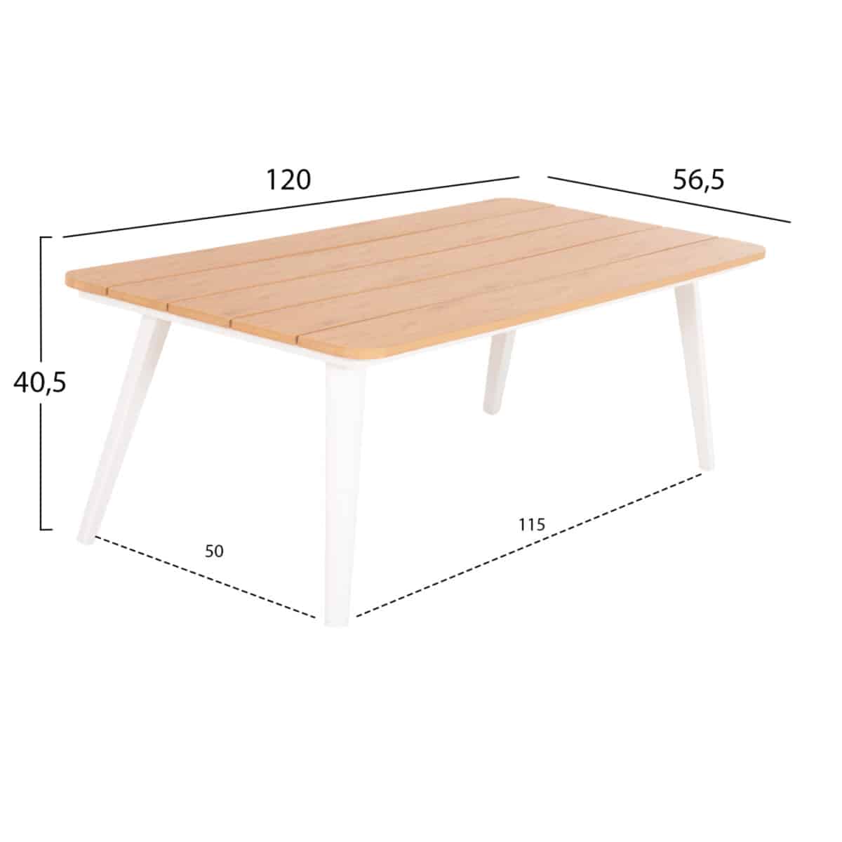 ΣΑΛΟΝΙ ΓΩΝΙΑ ΕΞ.ΧΩΡΟΥ MAERLY HM6140.01 ΑΛΟΥΜΙΝΙΟ ΛΕΥΚΟ-ΜΑΞΙΛΑΡΙΑ ΑΝΘΡΑΚΙ-ΣΥΝΘ.ΣΧΟΙΝΙ - Image 3