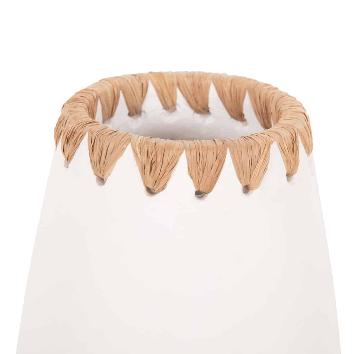 ΣΕΤ 3ΤΜΧ ΔΙΑΚΟΣΜΗΤΙΚΑ ΒΑΖΑ HM4373 ΤΕΡΑΚΟΤΑ ΣΕ ΛΕΥΚΟ ΜΕ ΠΛΕΞΗ ΨΑΘΑΣ ΣΤΟ ΣΤΟΜΙΟ - Image 3