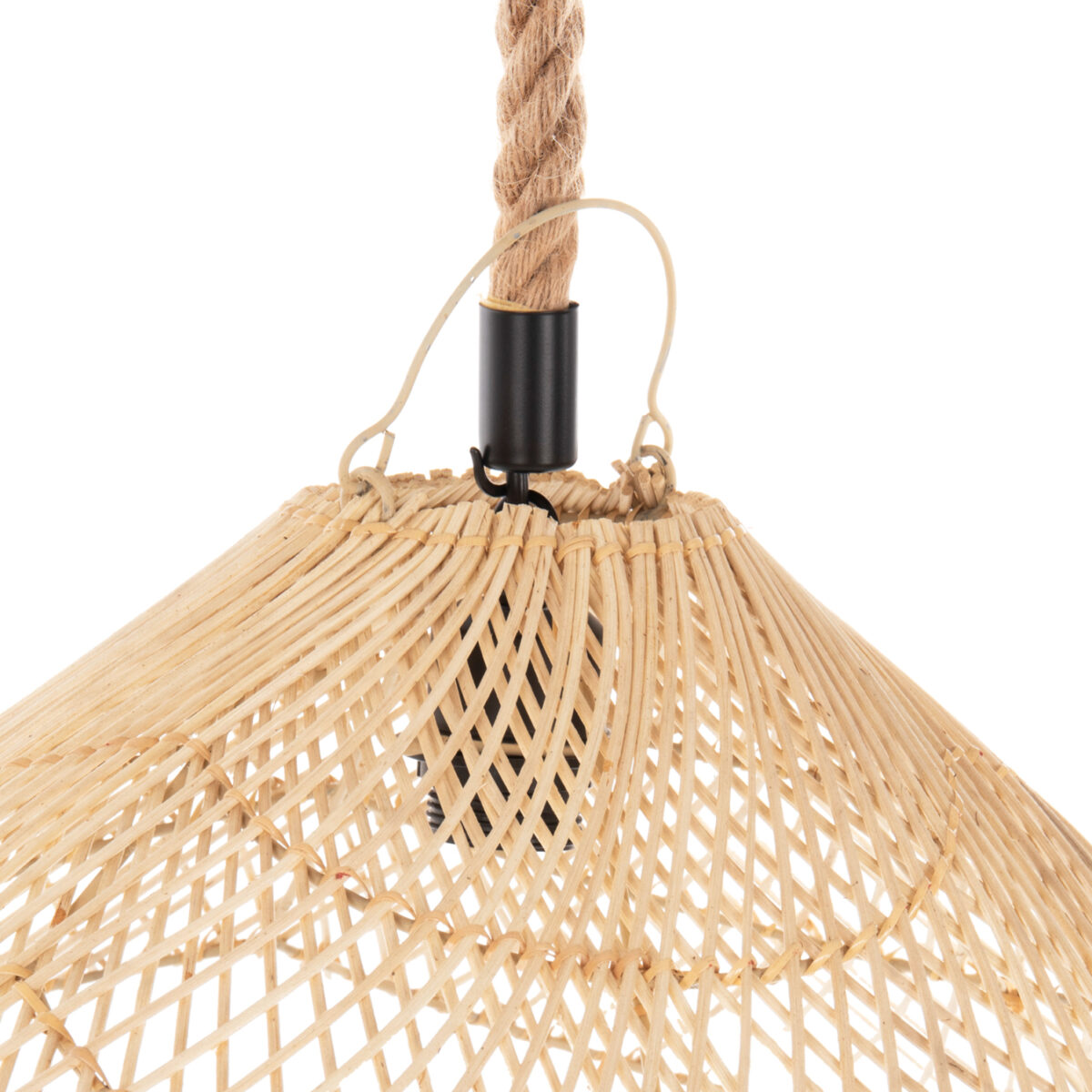 ΣΕΤ ΦΩΤΙΣΤΙΚΟ ΟΡΟΦΗΣ ΚΡΕΜΑΣΤΟ HM11925.02 ΣΧΟΙΝΙ ΚΑΙ ΦΥΣΙΚΟ RATTAN Φ58,5Χ131Υεκ. - Image 3