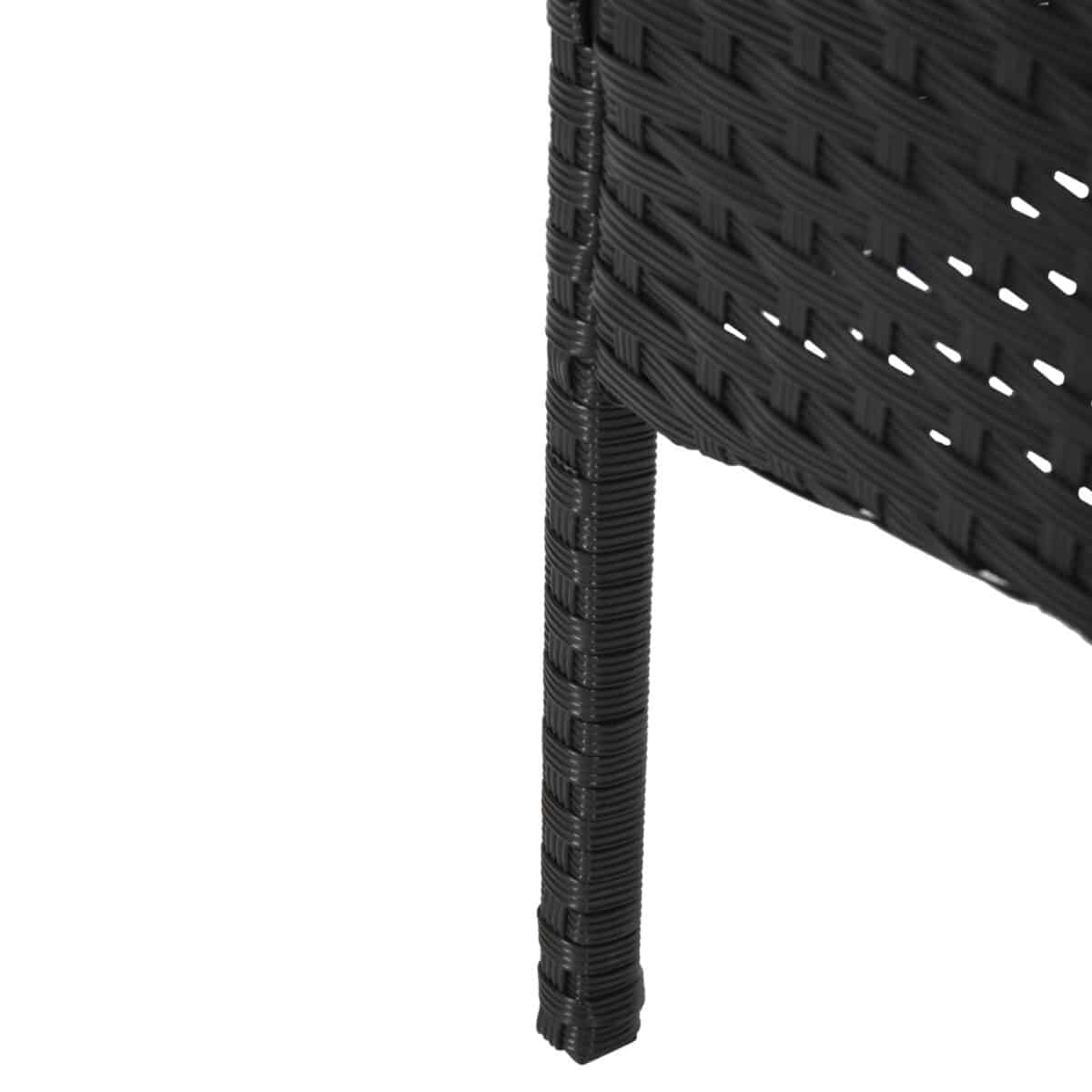 ΣΕΤ ΣΑΛΟΝΙ 4ΤΜΧ STASIA HM6089.04 ΣΥΝΘ.RATTAN ΜΑΥΡΟ-ΜΠΕΖ ΜΑΞΙΛΑΡΙΑ - Image 9