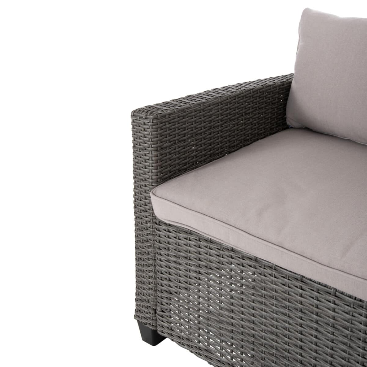 ΣΕΤ ΣΑΛΟΝΙ ΓΩΝΙΑ & ΤΡΑΠΕΖΙ CARSON HM6078.01 ΓΚΡΙ ΣΥΝΘ.RATTAN-ΜΑΞΙΛΑΡΙΑ - Image 7