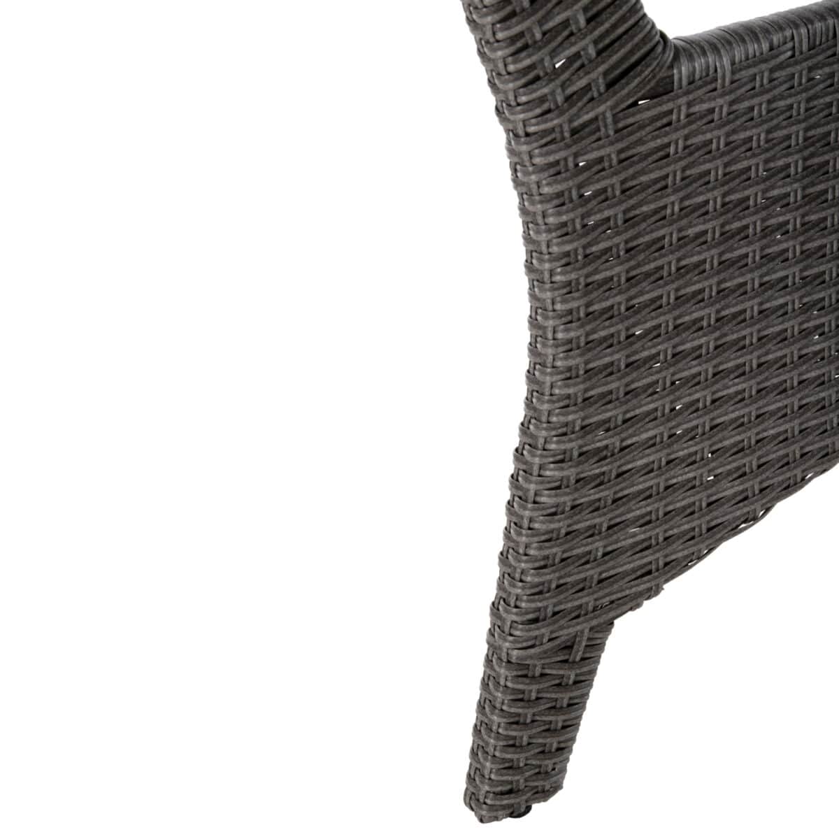 ΣΕΤ ΣΑΛΟΝΙ ΓΩΝΙΑ & ΤΡΑΠΕΖΙ CARSON HM6078.01 ΓΚΡΙ ΣΥΝΘ.RATTAN-ΜΑΞΙΛΑΡΙΑ - Image 8
