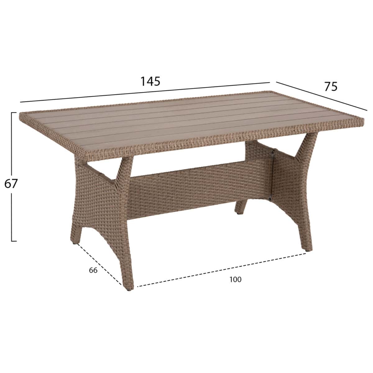 ΣΕΤ ΣΑΛΟΝΙ ΓΩΝΙΑ & ΤΡΑΠΕΖΙ CARSON HM6078.02 ΜΟΚΑ ΣΥΝΘ.RATTAN-ΜΑΞΙΛΑΡΙΑ - Image 3