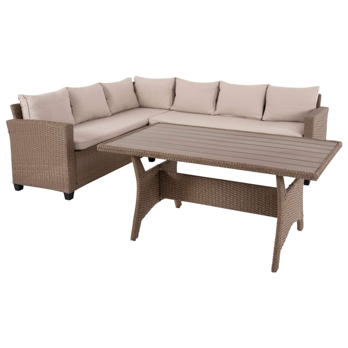 ΣΕΤ ΣΑΛΟΝΙ ΓΩΝΙΑ & ΤΡΑΠΕΖΙ CARSON HM6078.02 ΜΟΚΑ ΣΥΝΘ.RATTAN-ΜΑΞΙΛΑΡΙΑ - Image 4