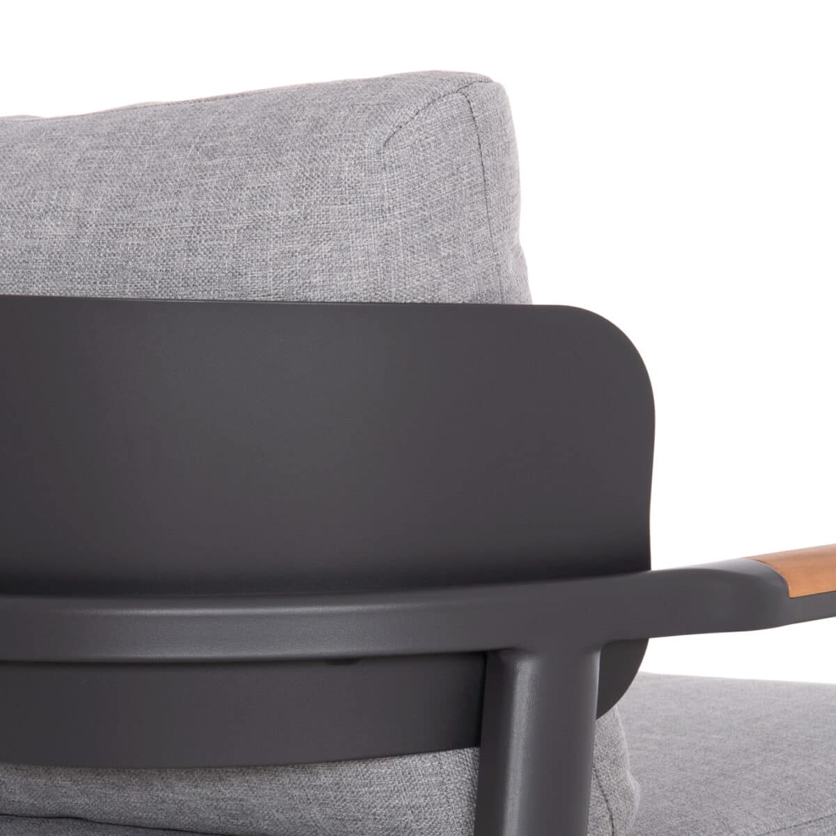 ΣΕΤ ΣΑΛΟΝΙ ΕΞ.ΧΩΡΟΥ 4ΤΜΧ ELARA ΗΜ6195.01 ΓΚΡΙ ΑΛΟΥΜΙΝΙΟ & OLEFIN-TEAK ΦΥΣΙΚΟ - Image 5