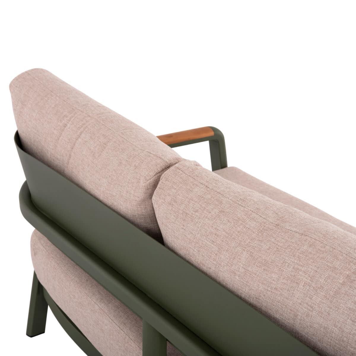 ΣΕΤ ΣΑΛΟΝΙ ΕΞ.ΧΩΡΟΥ 4ΤΜΧ ELARA HM6195.06 ΠΡΑΣΙΝΟ ΑΛΟΥΜΙΝΙΟ-ΜΠΕΖ OLEFIN-TEAK ΦΥΣΙΚΟ - Image 8