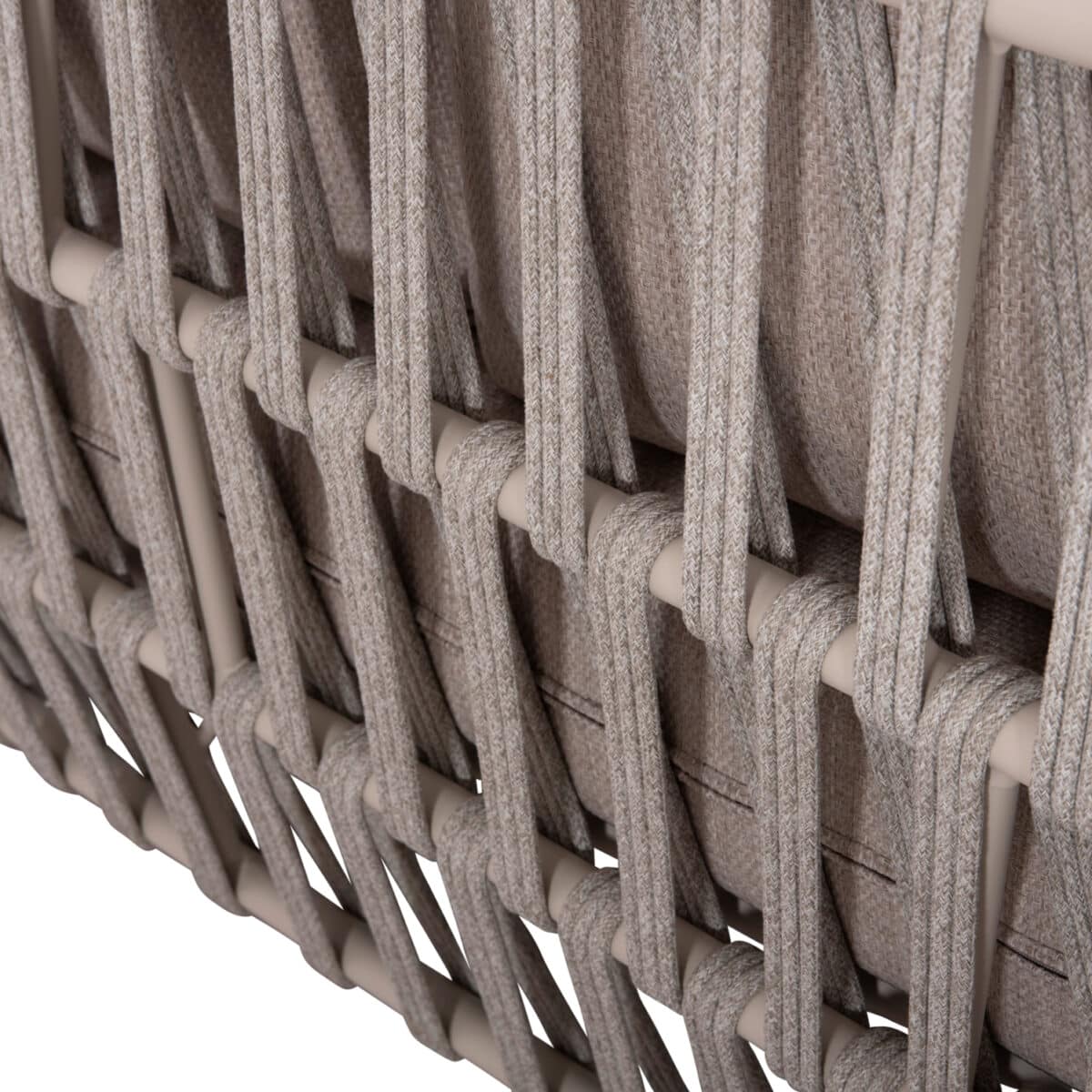 ΣΕΤ ΣΑΛΟΝΙ ΕΞ.ΧΩΡΟΥ 4ΤΜΧ SABO HM6208.02 ΜΠΕΖ OLEFIN & P.E.ΣΧΟΙΝΙ-ΚΡΕΜ ΑΛΟΥΜ.-ΞΥΛΟ TEAK - Image 8