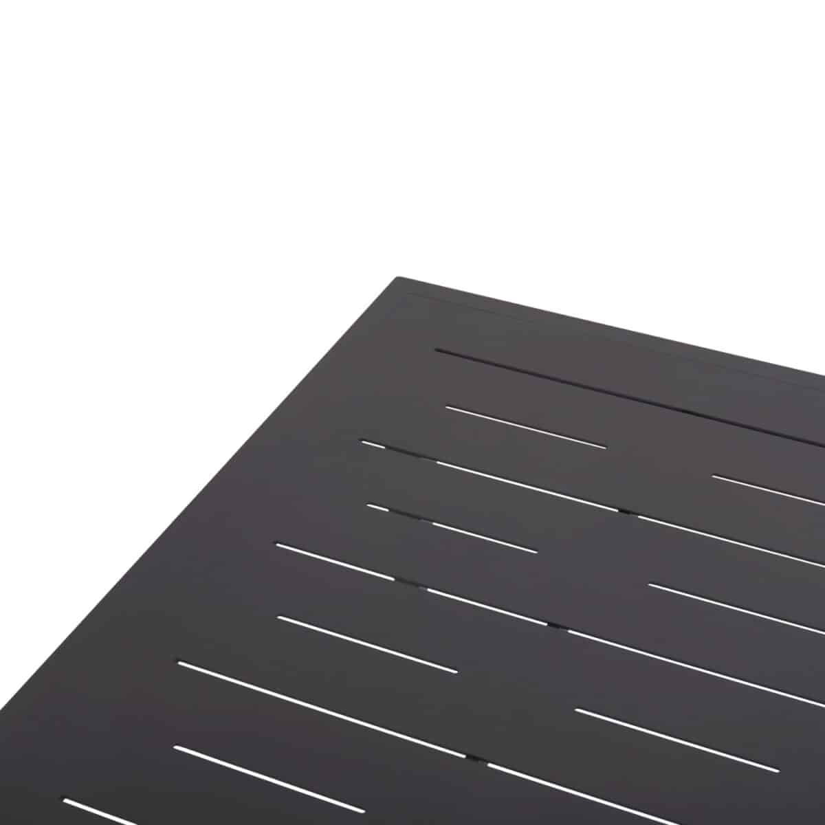 ΣΕΤ ΣΑΛΟΝΙ ΕΞΩΤΕΡΙΚΟΥ ΧΩΡΟΥ 4ΤΜΧ LARRY HM6188.01 ΑΛΟΥΜΙΝΙΟ ΣΚΟΥΡΟ ΓΚΡΙ- P.E.ΥΦΑΣΜΑ - Image 9