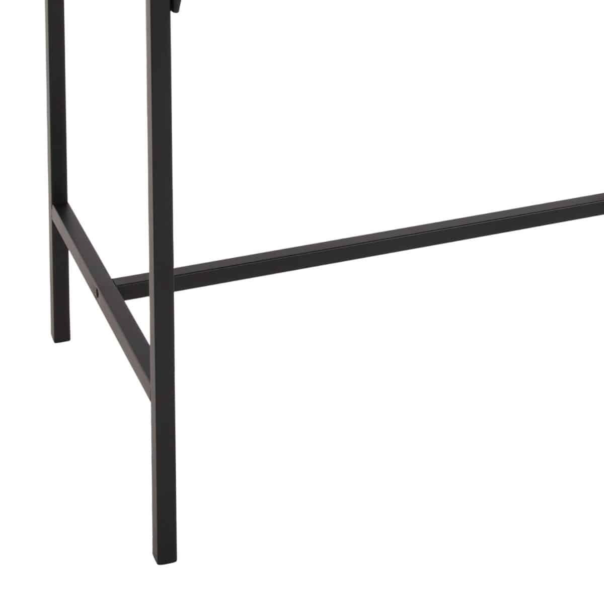 ΣΕΤ ΤΡΑΠΕΖΑΡΙΑ ΜΠΑΡ 5ΤΜΧ BOXY HM9882.13 ΜΑΥΡΟ ΜΕΤΑΛΛΟ-ΜΕΛΑΜΙΝΗ ΜΑΥΡΟ ΜΑΡΜΑΡΟ - Image 7