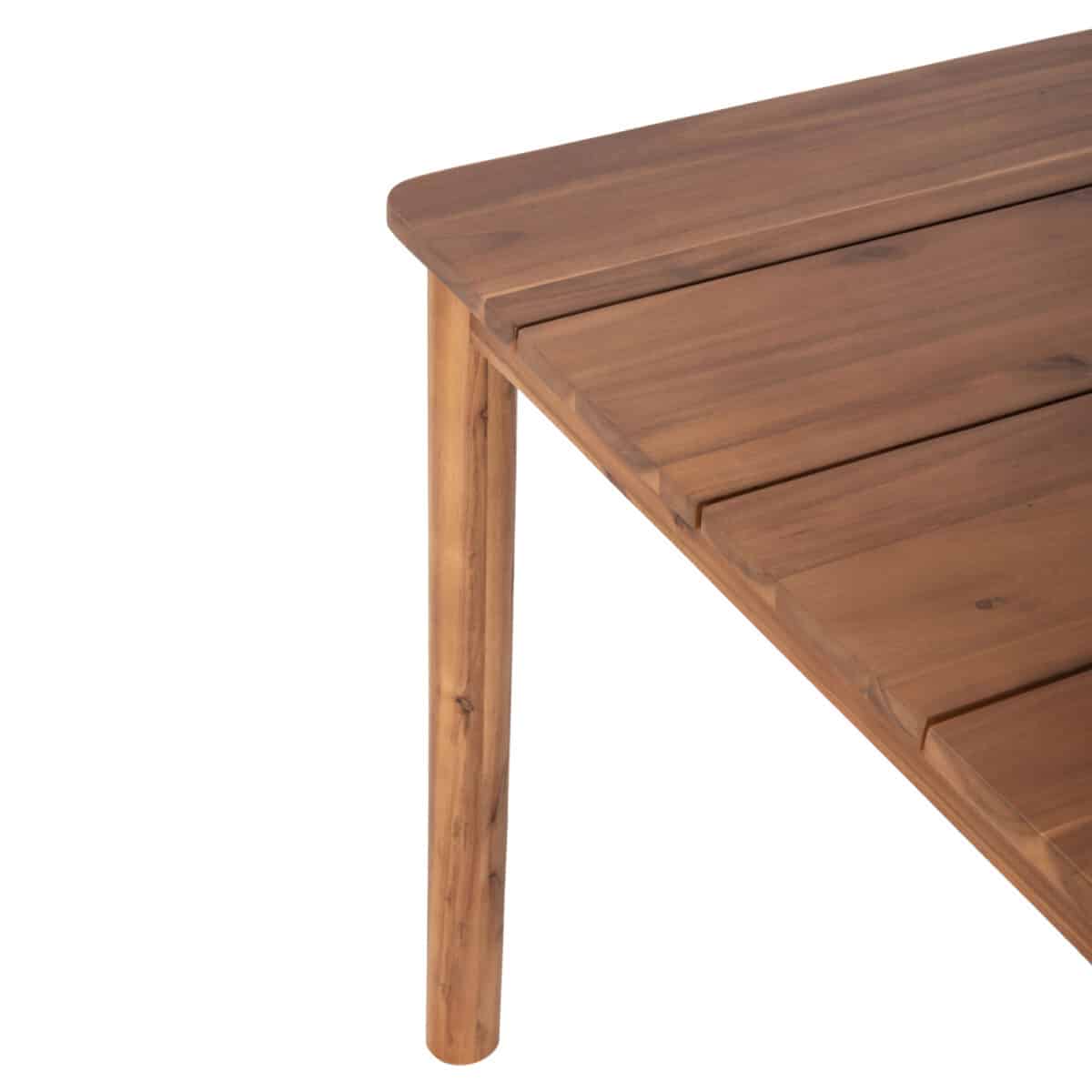 ΣΕΤ ΤΡΑΠΕΖΑΡΙΑΣ 9ΤΜΧ NAVANT HM21066.02 ΤΡΑΠΕΖΙ & 8 ΚΑΡΕΚΛΕΣ ΞΥΛΟ ΑΚΑΚΙΑΣ-ΣΧΟΙΝΙ ΜΠΕΖ - Image 7