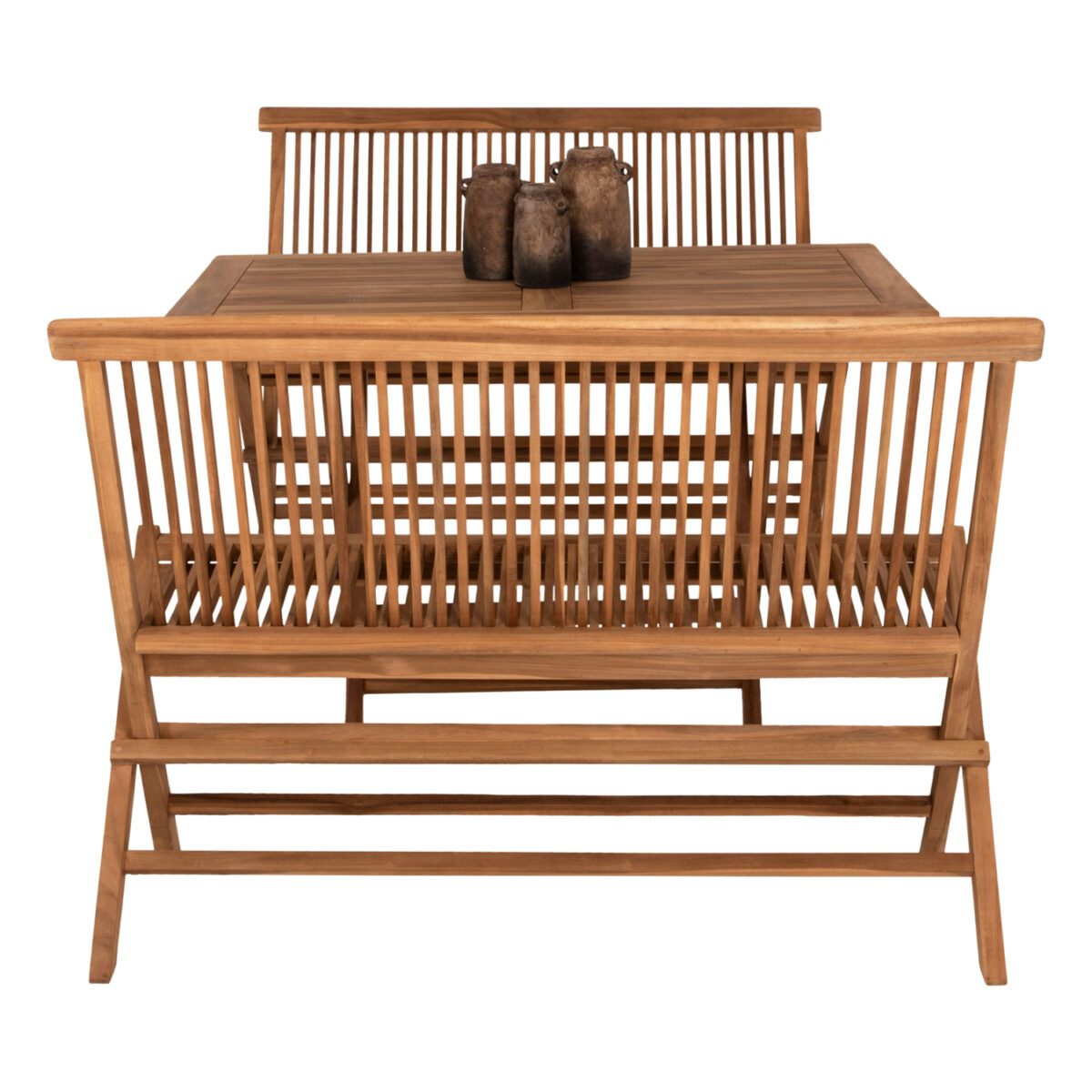 ΣΕΤ ΤΡΑΠΕΖΑΡΙΑΣ ΕΞΩΤ. ΧΩΡΟΥ 3ΤΜΧ KENDALL HM11952 ΜΑΣΙΦ ΞΥΛΟ TEAK ΦΥΣΙΚΟ - Image 6