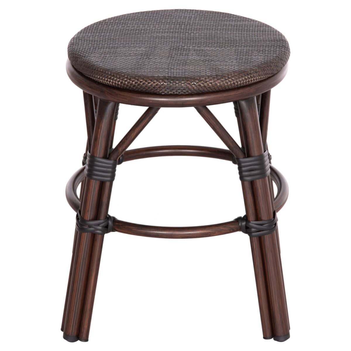 ΣΚΑΜΠΟ ΑΛΟΥΜΙΝΙΟΥ CHINO HM6285.01 BAMBOO LOOK ΚΑΦΕ-TEXTILENE ΚΑΦΕ Φ36x46Υεκ. - Image 4