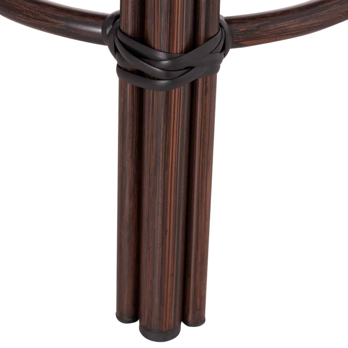 ΣΚΑΜΠΟ ΑΛΟΥΜΙΝΙΟΥ CHINO HM6285.01 BAMBOO LOOK ΚΑΦΕ-TEXTILENE ΚΑΦΕ Φ36x46Υεκ. - Image 7