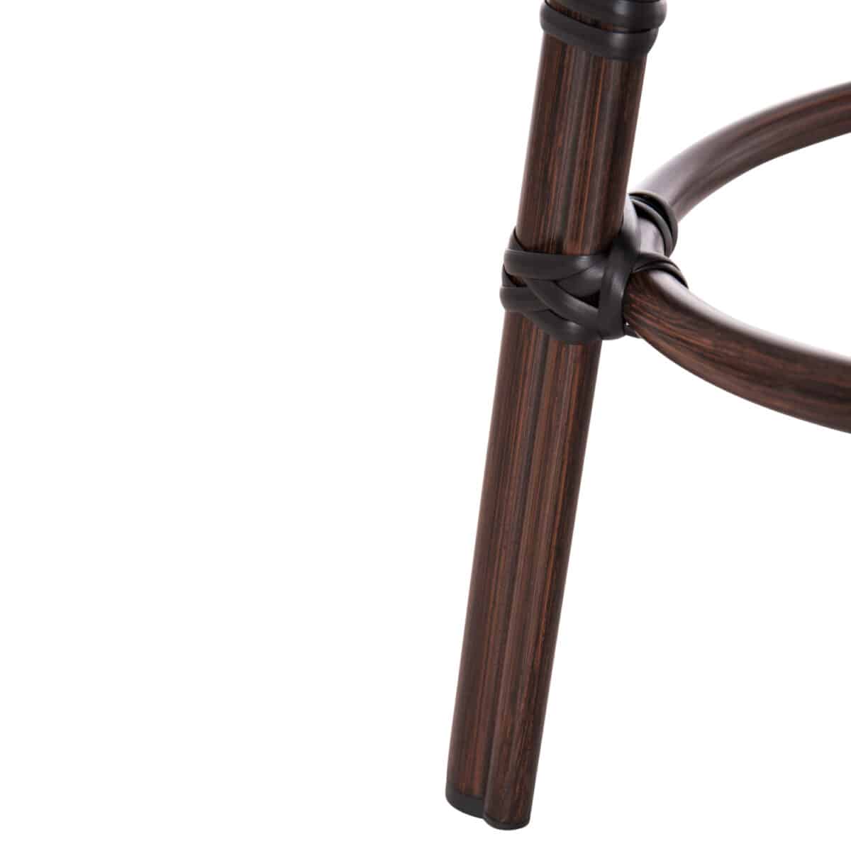 ΣΚΑΜΠΟ ΑΛΟΥΜΙΝΙΟΥ CHINO HM6285.01 BAMBOO LOOK ΚΑΦΕ-TEXTILENE ΚΑΦΕ Φ36x46Υεκ. - Image 8