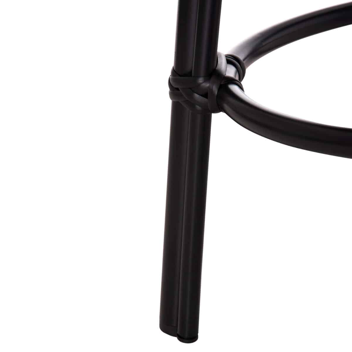 ΣΚΑΜΠΟ ΑΛΟΥΜΙΝΙΟΥ CHINO HM6285.02 BAMBOO LOOK & TEXTILENE ΣΕ ΜΑΥΡΟ Φ36x46Υεκ. - Image 7