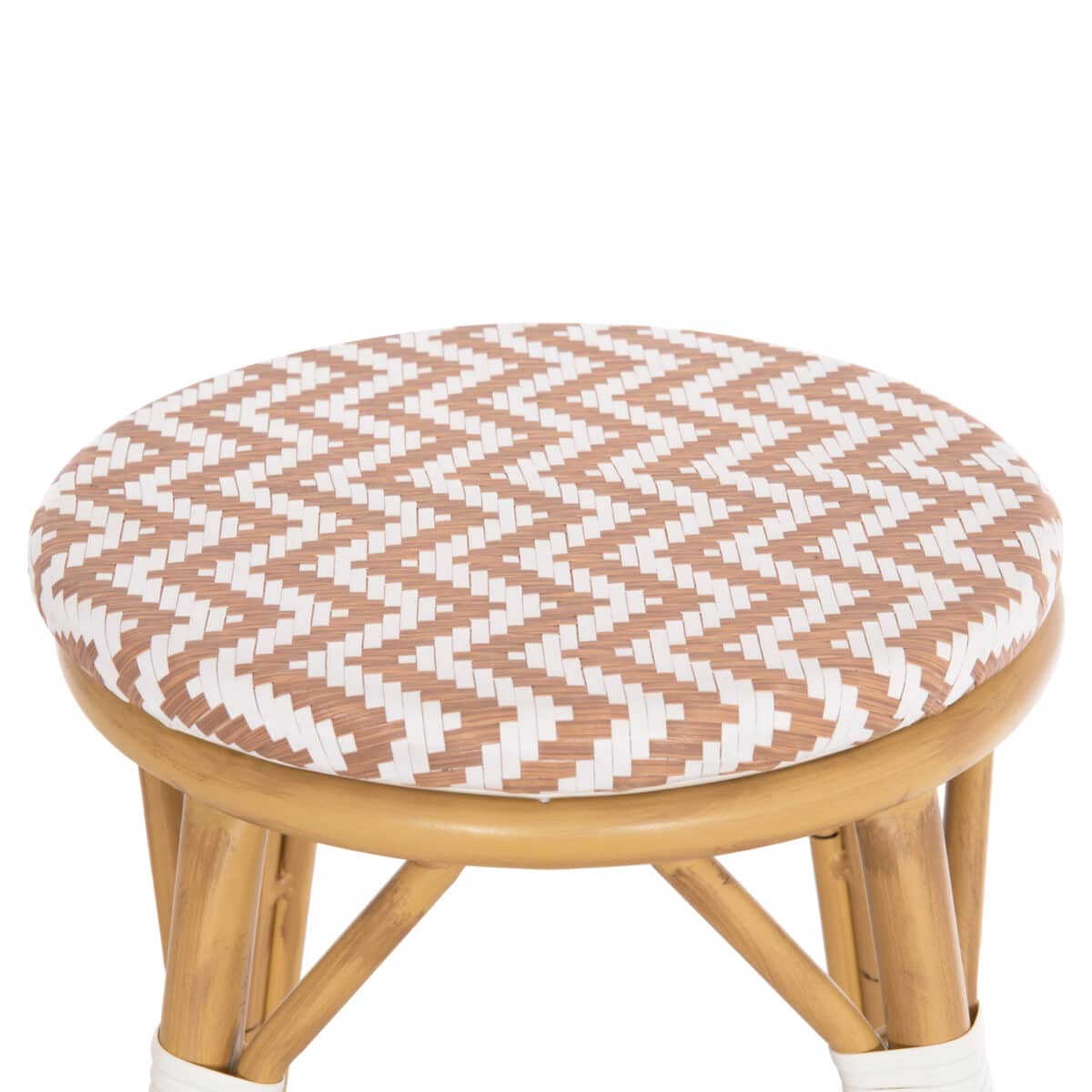 ΣΚΑΜΠΟ ΑΛΟΥΜΙΝΙΟΥ ΜΕΣ.ΥΨΟΥΣ CHINO HM6286.04 BAMBOO LOOK ΦΥΣΙΚΟ & TEXTILENE 43x43x65Υεκ - Image 5