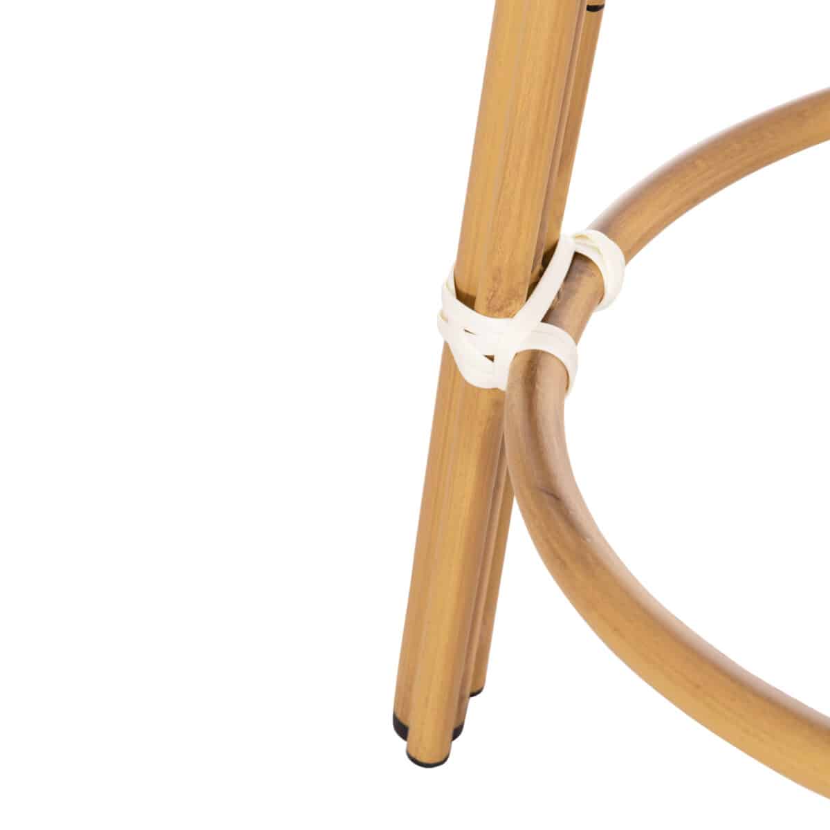 ΣΚΑΜΠΟ ΑΛΟΥΜΙΝΙΟΥ ΜΕΣ.ΥΨΟΥΣ CHINO HM6286.05 BAMBOO LOOK & TEXTILENE ΜΠΛΕ 43x43x65Υεκ - Image 8