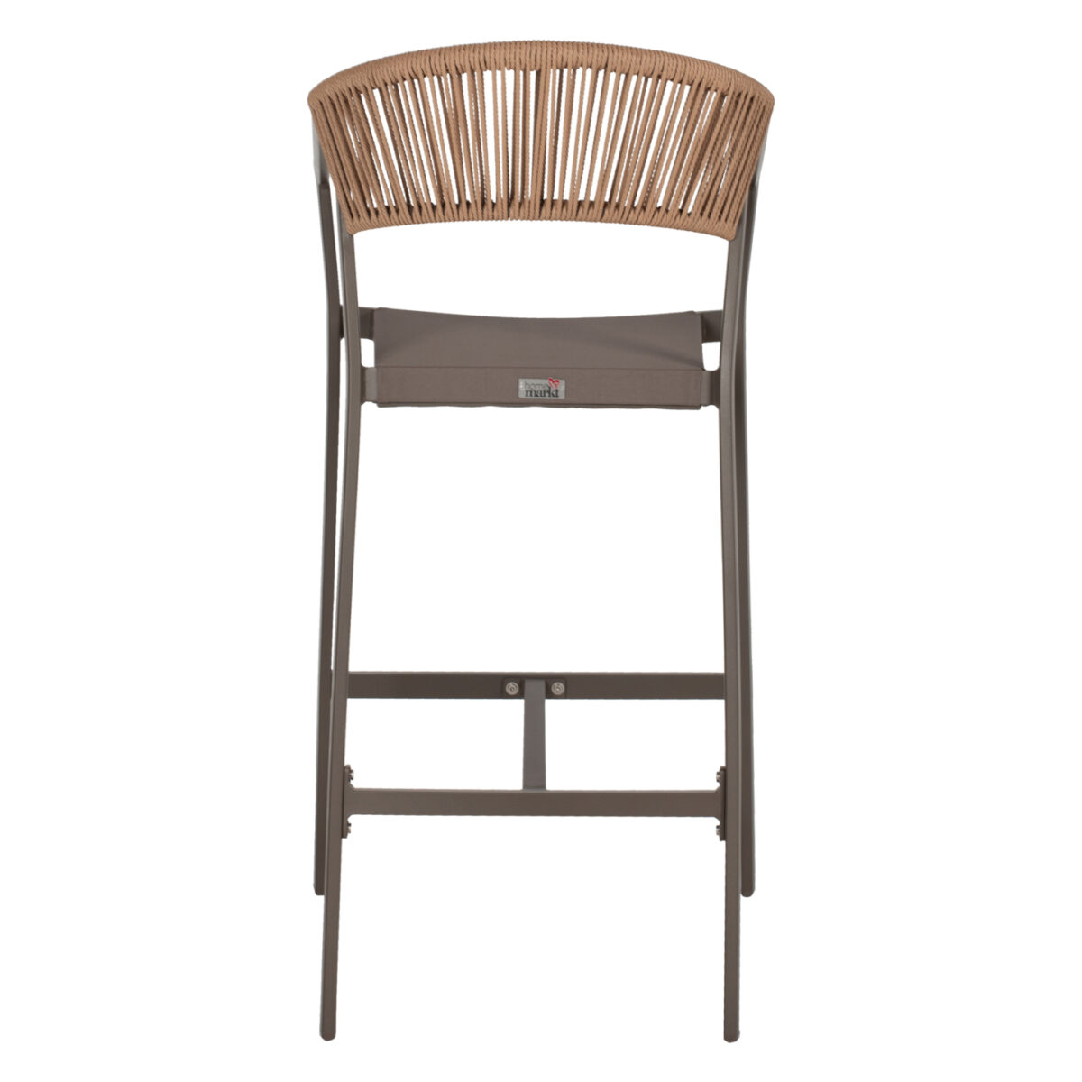 ΣΚΑΜΠΟ ΑΛΟΥΜΙΝΙΟΥ ΣΑΜΠΑΝΙ ΜΕ ΜΠΡΑΤΣΑ RATTAN & TEXTLINE 56x58x105Yεκ.HM5892.23 - Image 5