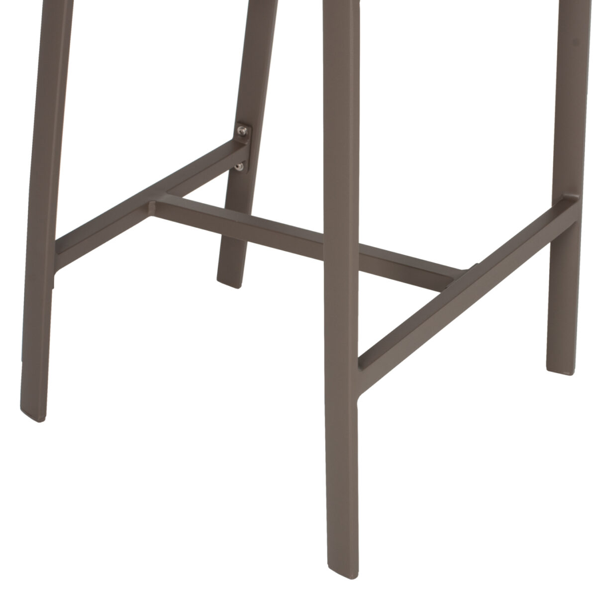 ΣΚΑΜΠΟ ΑΛΟΥΜΙΝΙΟΥ ΣΑΜΠΑΝΙ ΜΕ ΜΠΡΑΤΣΑ RATTAN & TEXTLINE 56x58x105Yεκ.HM5892.23 - Image 8