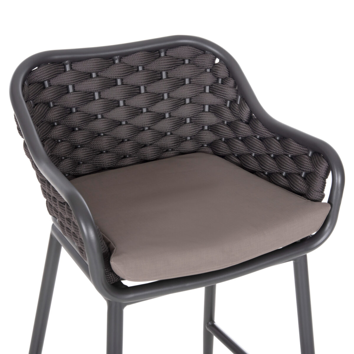 ΣΚΑΜΠΟ ΑΛΟΥΜΙΝΙΟΥ ΣΚΕΛΕΤΟΣ ΑΝΘΡΑΚΙ-ΣΧΟΙΝΙ ΚΑΦΕ 50x50x103Υεκ.HM5862.01 - Image 7