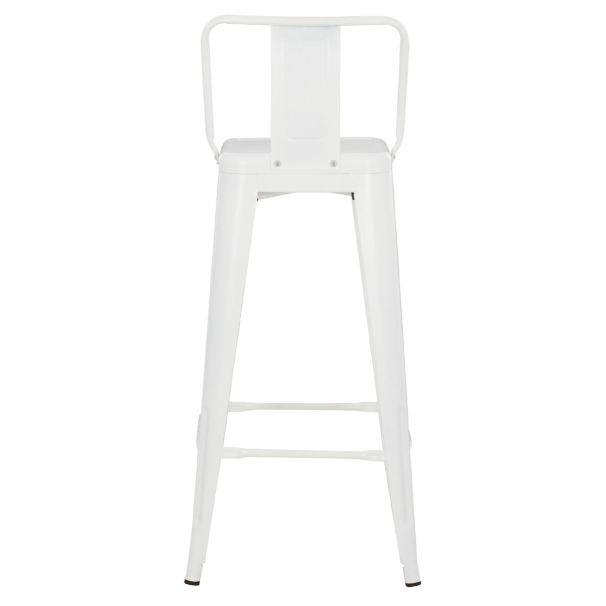 ΣΚΑΜΠΟ BAR ME ΠΛΑΤΗ ΜΕΤΑΛΛΙΚΟ MELITA-PRO HM8643.41 ΛΕΥΚΟ ΜΑΤ 42x42x100Υεκ. - Image 6