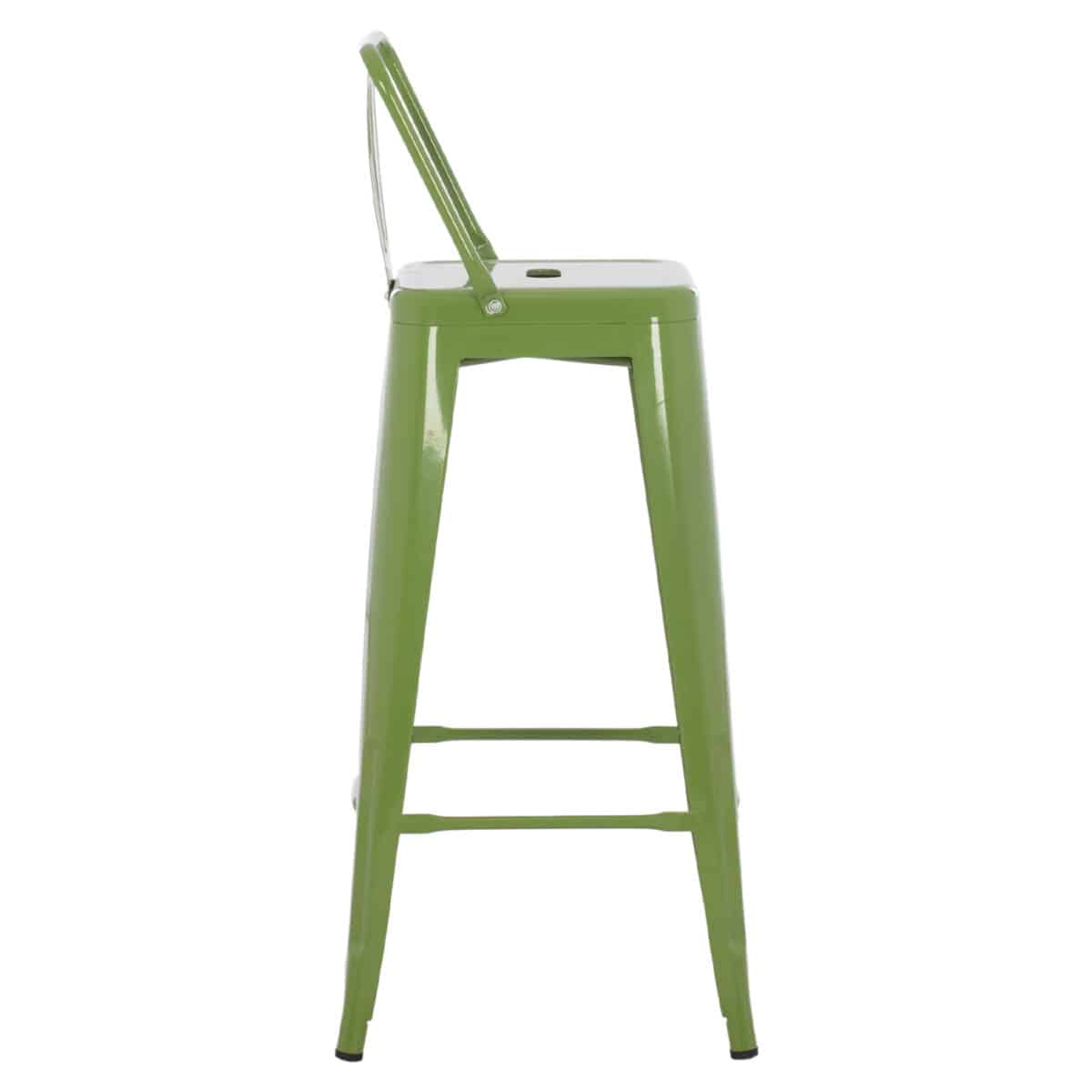 ΣΚΑΜΠΟ BAR ME ΠΛΑΤΗ ΜΕΤΑΛΛΙΚΟ MELITA-PRO HM8643.53 LIGHT OLIVE GREEN 42x42x100Υεκ. - Image 4