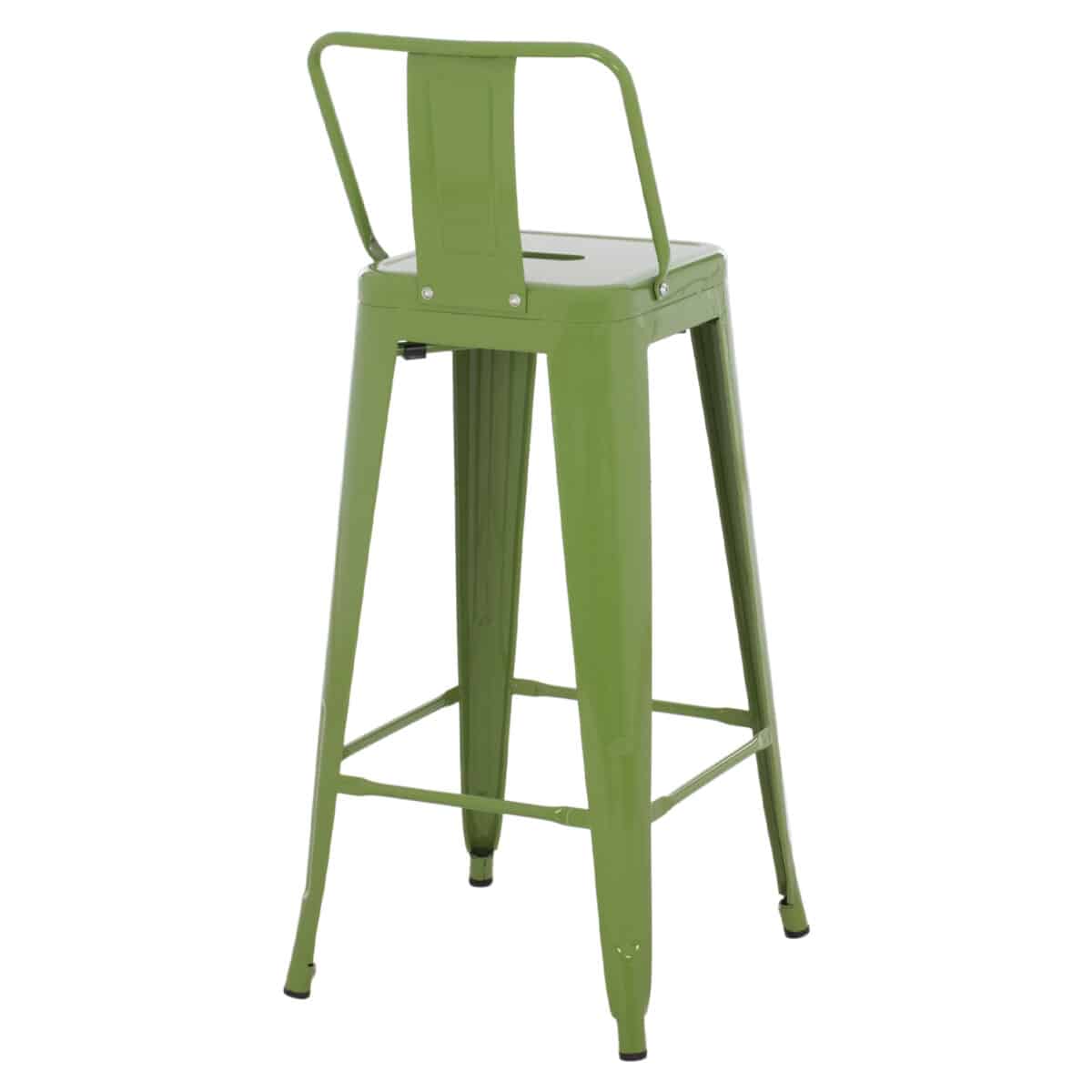ΣΚΑΜΠΟ BAR ME ΠΛΑΤΗ ΜΕΤΑΛΛΙΚΟ MELITA-PRO HM8643.53 LIGHT OLIVE GREEN 42x42x100Υεκ. - Image 5