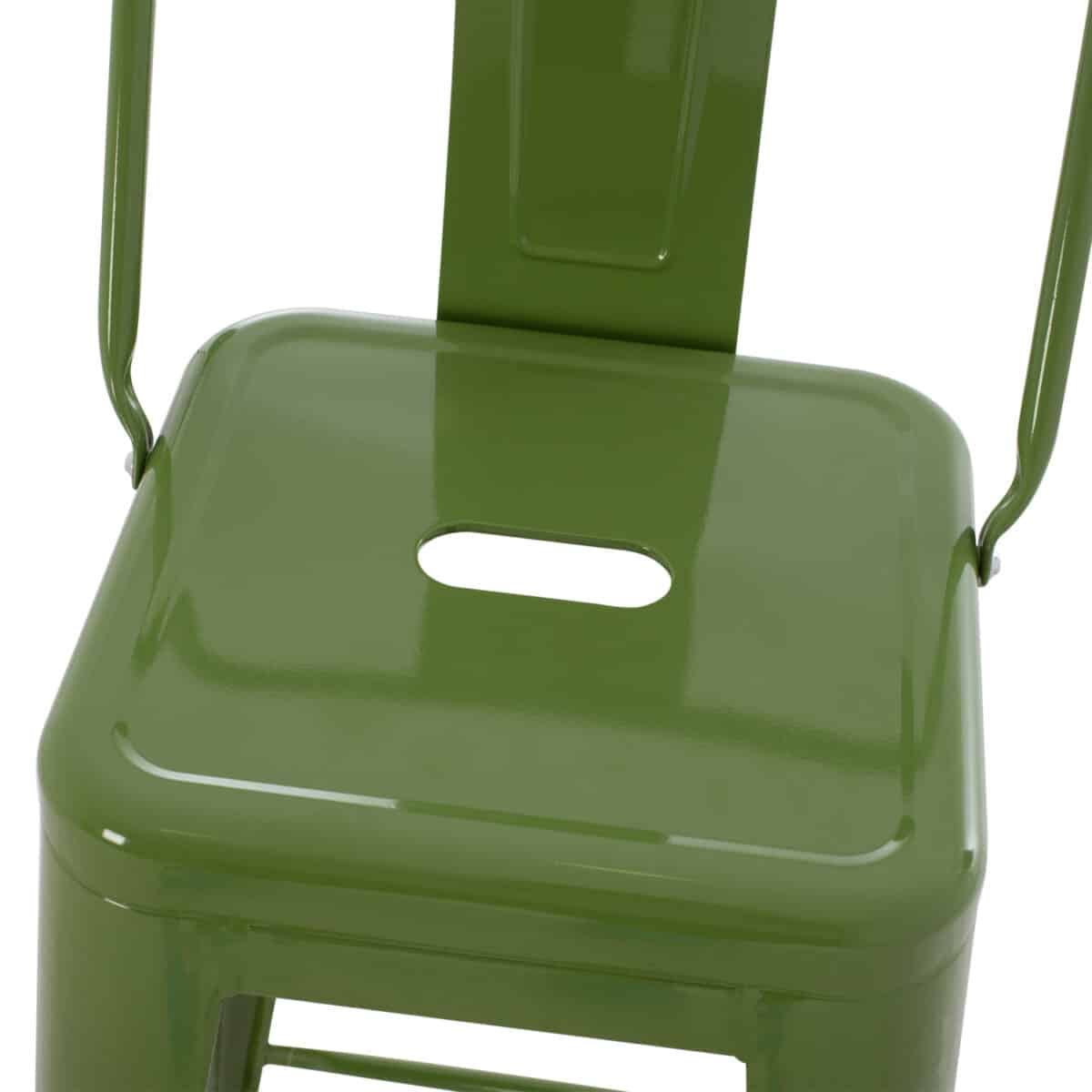 ΣΚΑΜΠΟ BAR ME ΠΛΑΤΗ ΜΕΤΑΛΛΙΚΟ MELITA-PRO HM8643.53 LIGHT OLIVE GREEN 42x42x100Υεκ. - Image 8