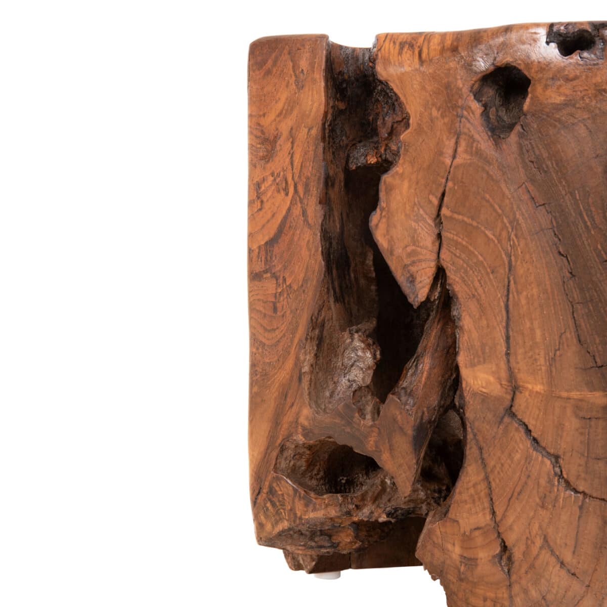 ΣΚΑΜΠΟ ΧΑΜΗΛΟΥ ΥΨΟΥΣ KUMO HM7893 ΜΑΣΙΦ ΞΥΛΟ TΕΑK ΦΥΣΙΚΟ 30X30X40Υεκ. - Image 6