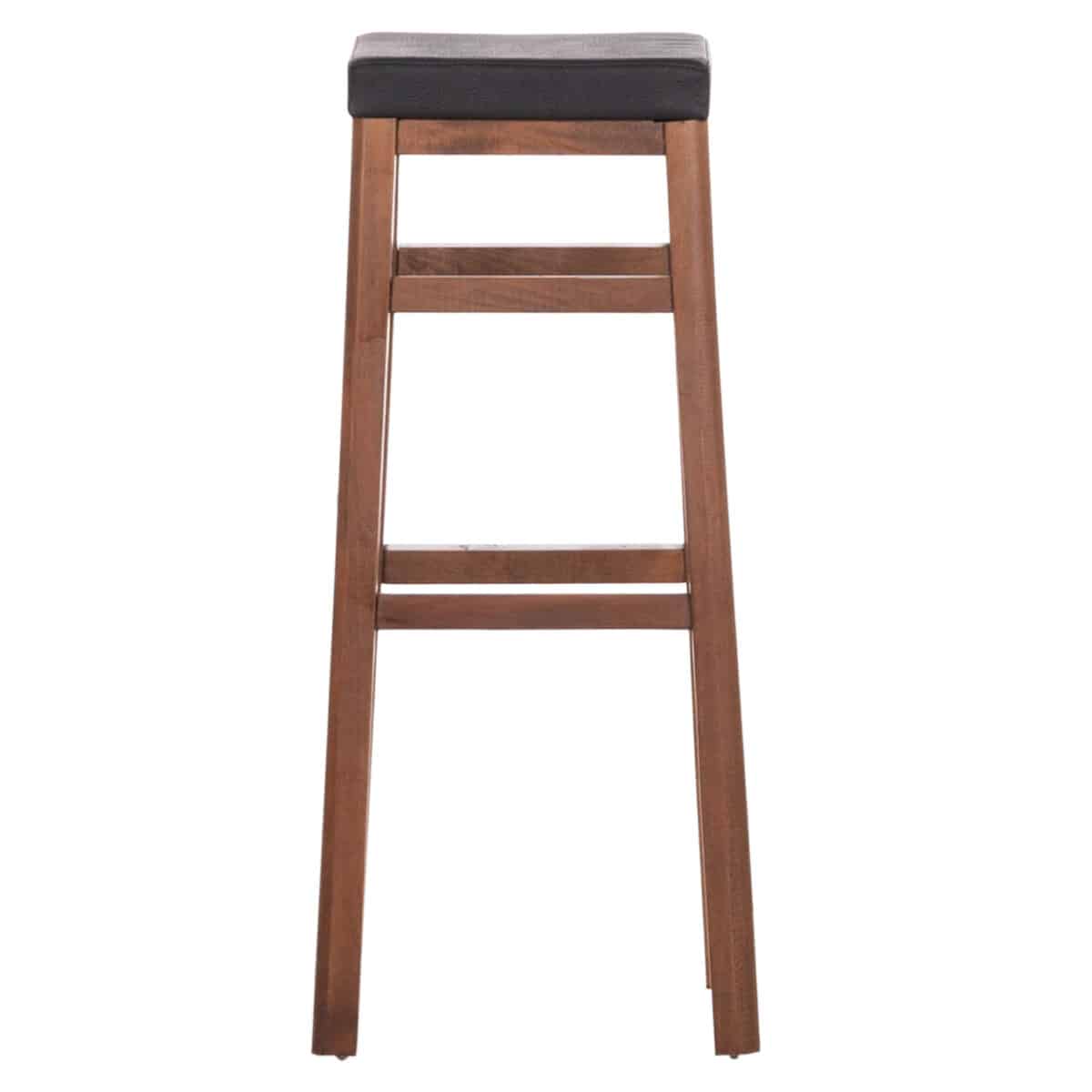 ΣΚΑΜΠO ΚΑΦΕΝΕΙΟΥ ΚΑΦΕ ΜΕ PU ΜΑΥΡΟ ΤΕΤΡΑΓΩΝΟ HM8069 30x34x82Υ εκ. - Image 3