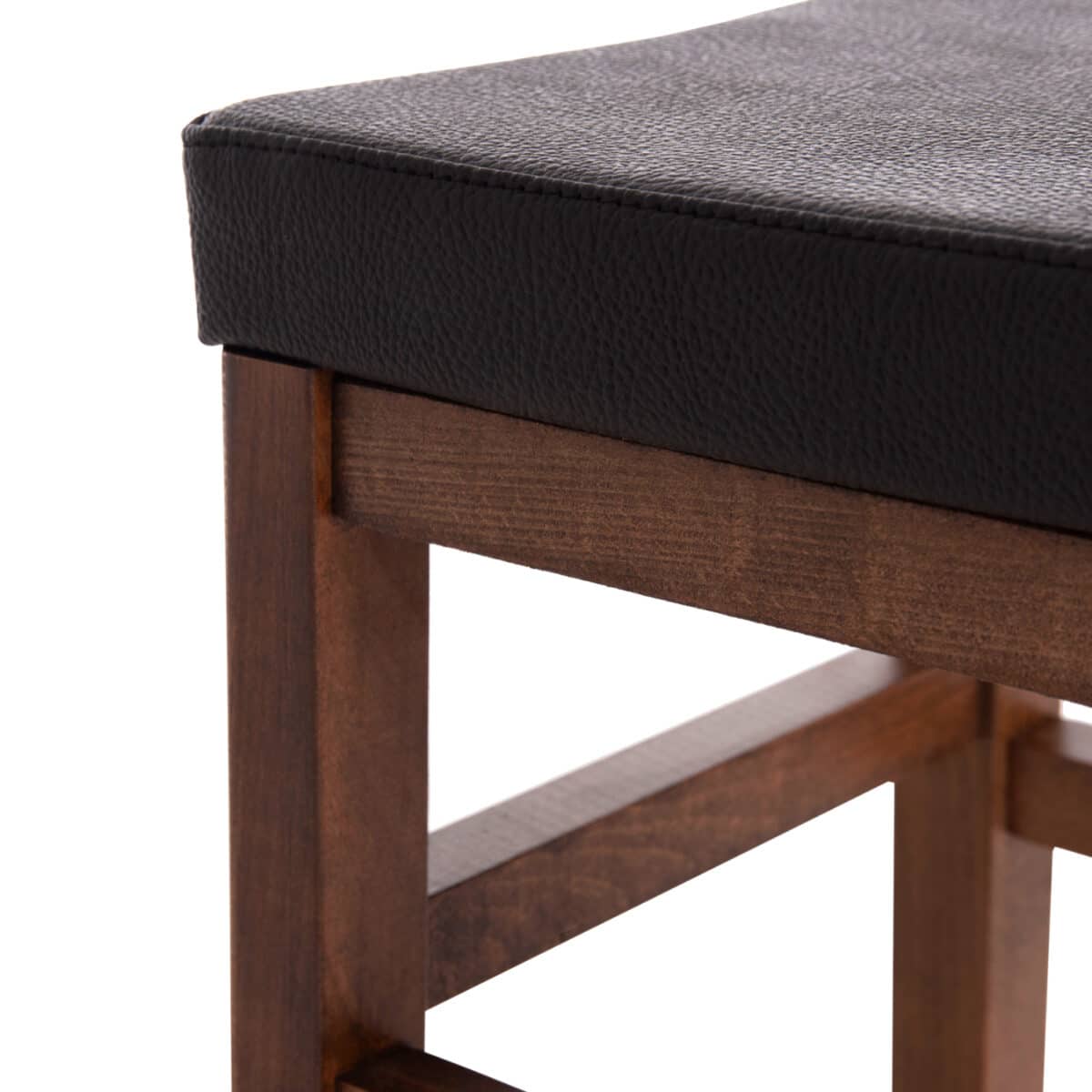 ΣΚΑΜΠO ΚΑΦΕΝΕΙΟΥ ΚΑΦΕ ΜΕ PU ΜΑΥΡΟ ΤΕΤΡΑΓΩΝΟ HM8069 30x34x82Υ εκ. - Image 4