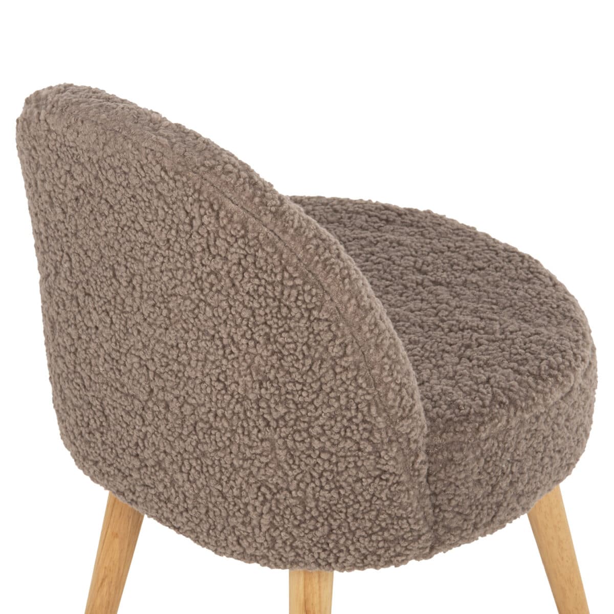 ΣΚΑΜΠΟ ΜΕ ΠΛΑΤΗ YASMINE ΜΠΟΥΚΛΕ ΥΦΑΣΜΑ ΑΝΟΙΧΤΟ ΚΑΦΕ HM8395.25 47x46x64,5Y εκ. - Image 9